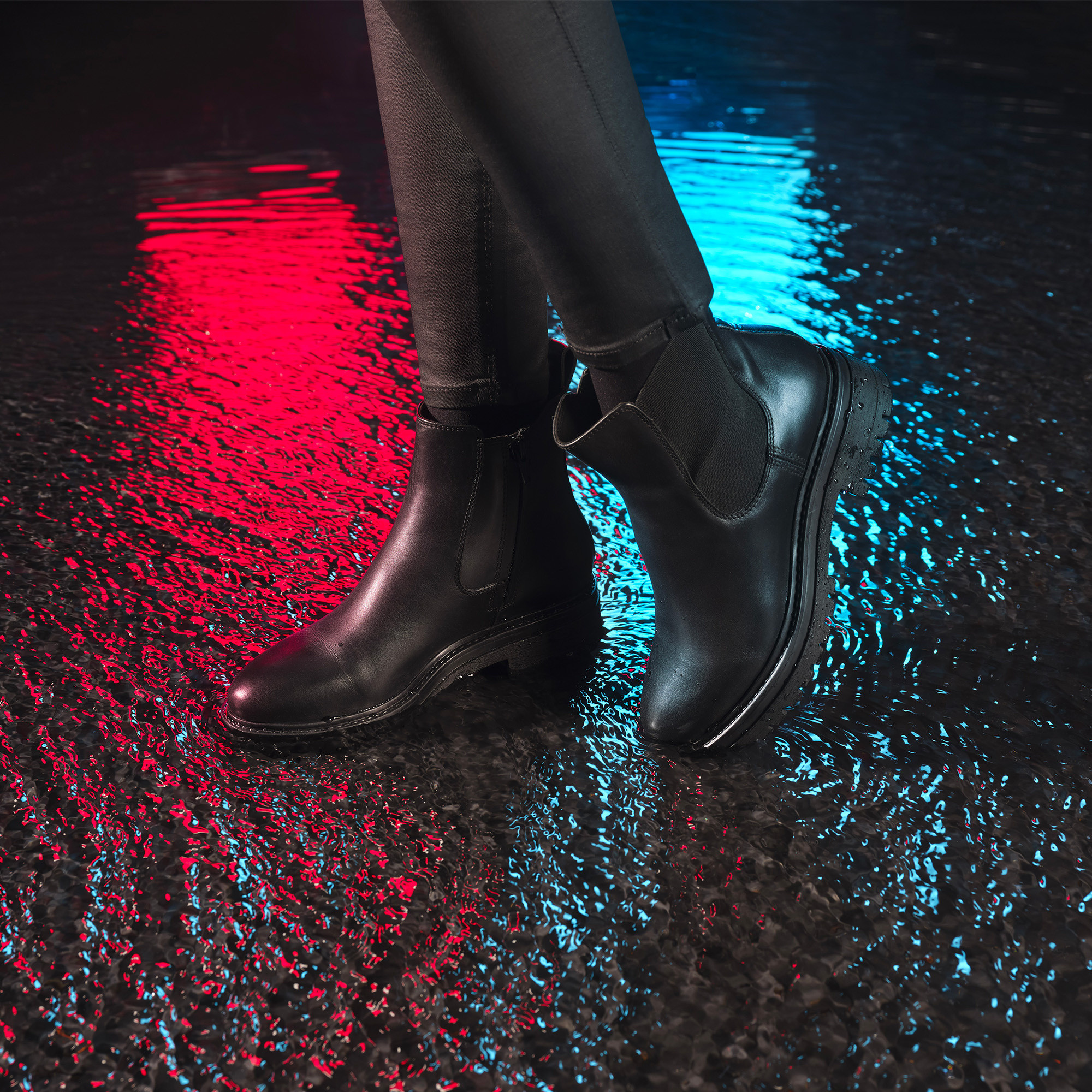 Black Women&#039;s Ankle Boots Geox Iridea B ABX - Ladies