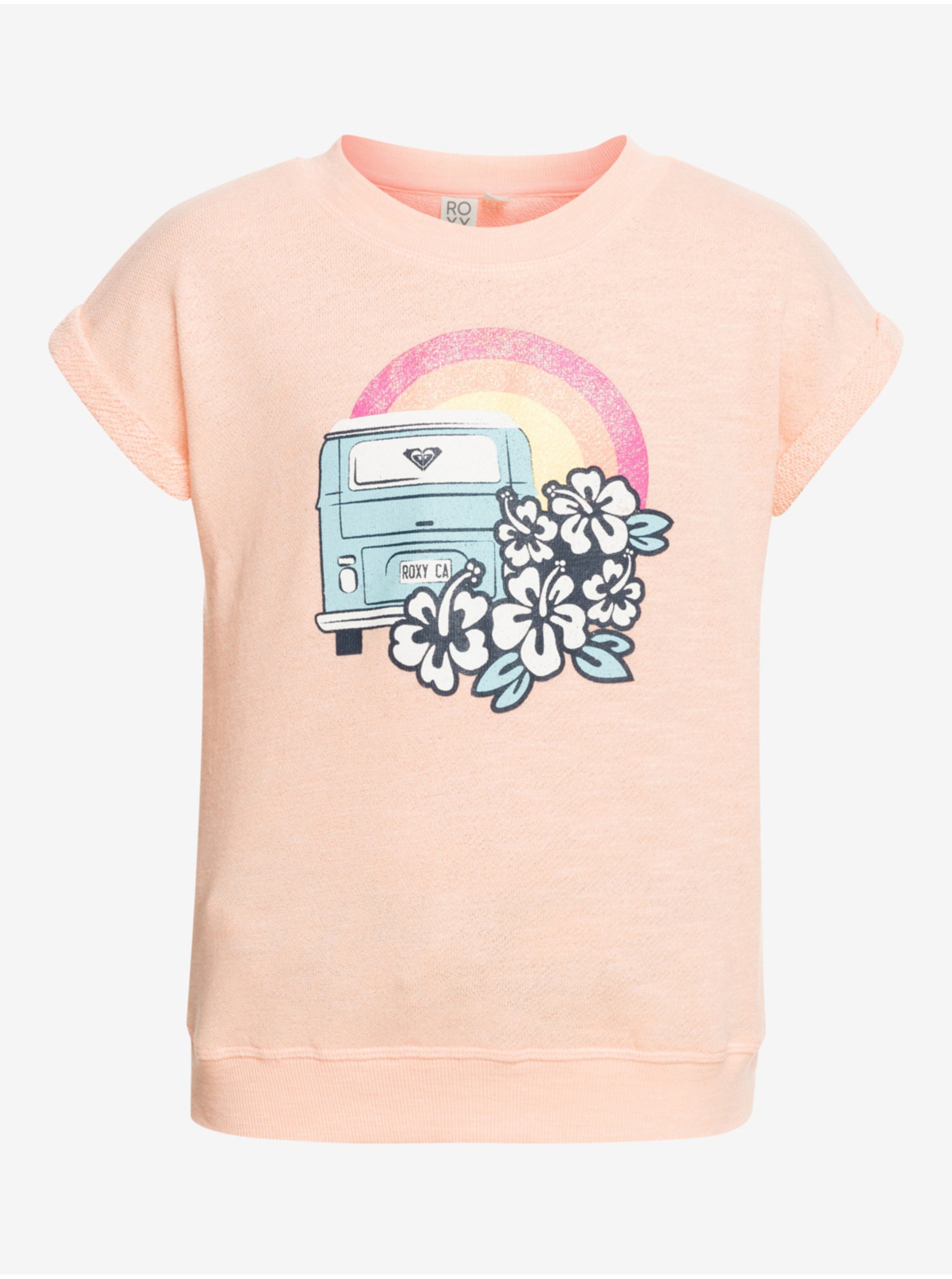 Apricot Girls T-Shirt Roxy Shine Ya - Girls