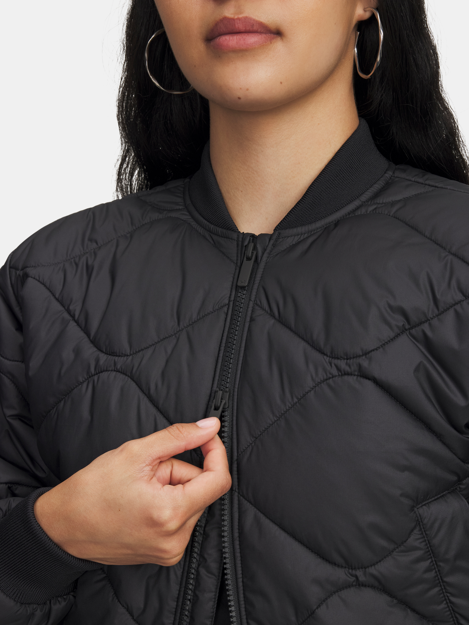 Women's Under Armour Heritage Bomber-BLK Jacket - Women's