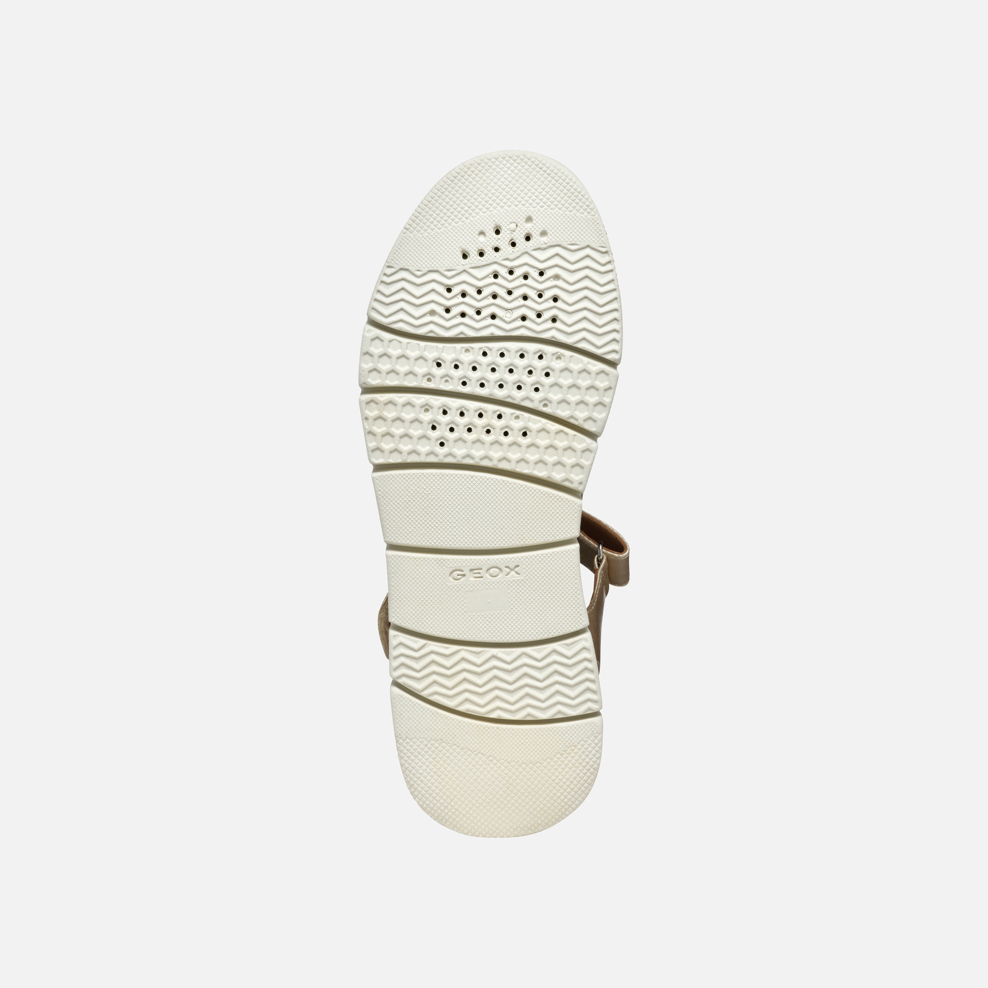 Gold women's sandals Geox Dandra 40 - Women's