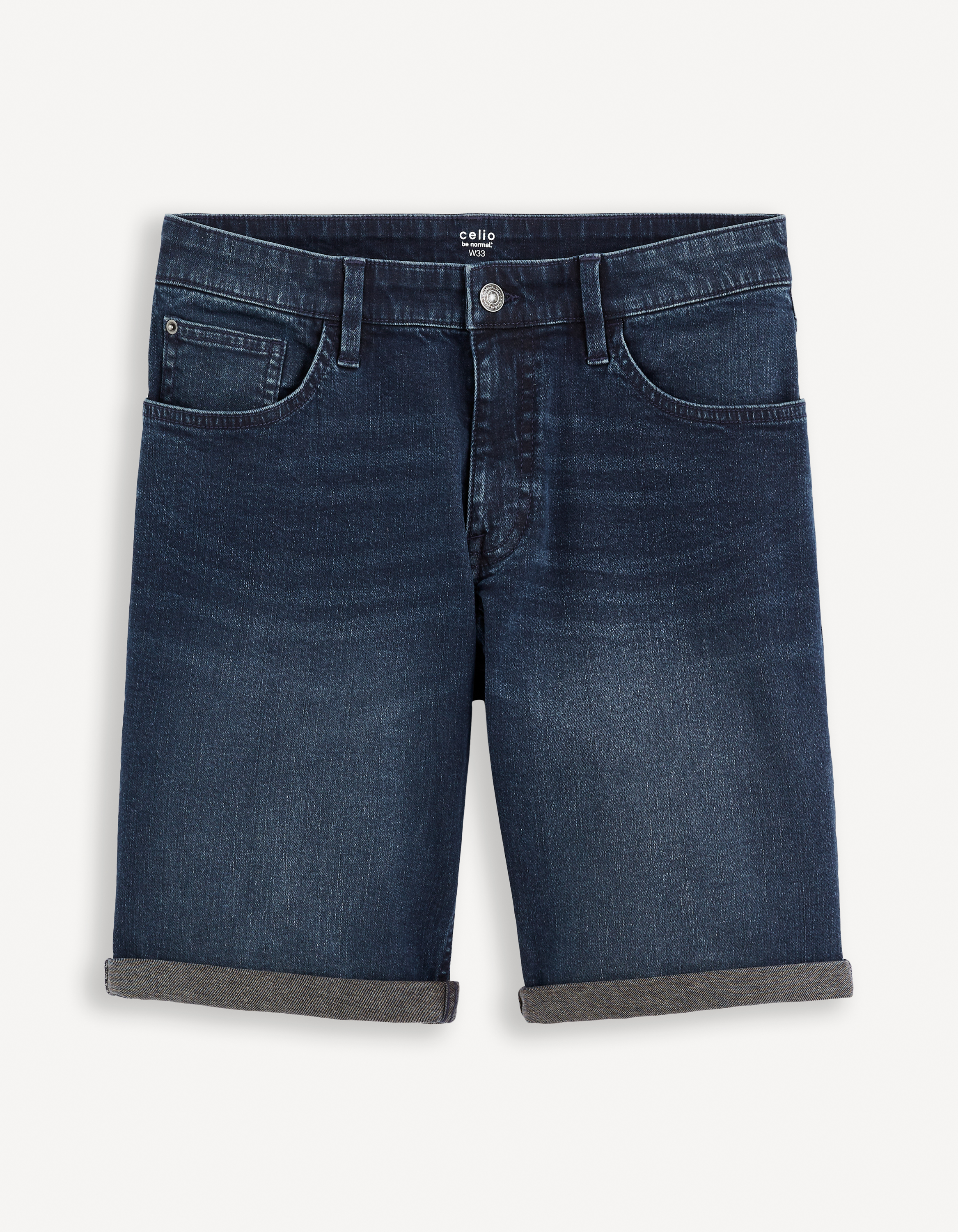 Pantaloni scurti pentru barbati Celio - albastru inchis