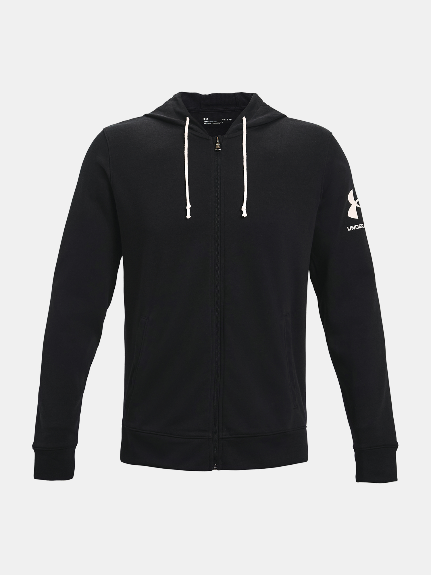 Under Armour Sweatshirt RIVAL TERRY FZ HD-BLK - Men's