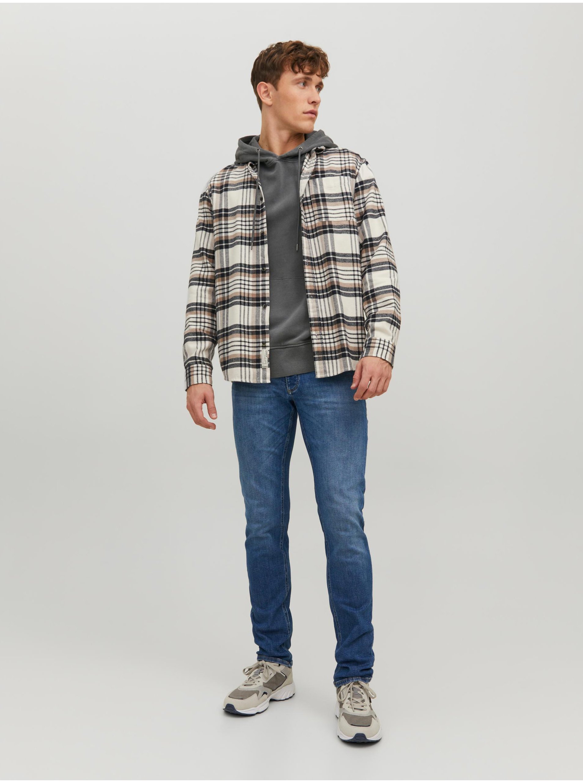 Slim fit pentru barbati Jack & Jones - albastru