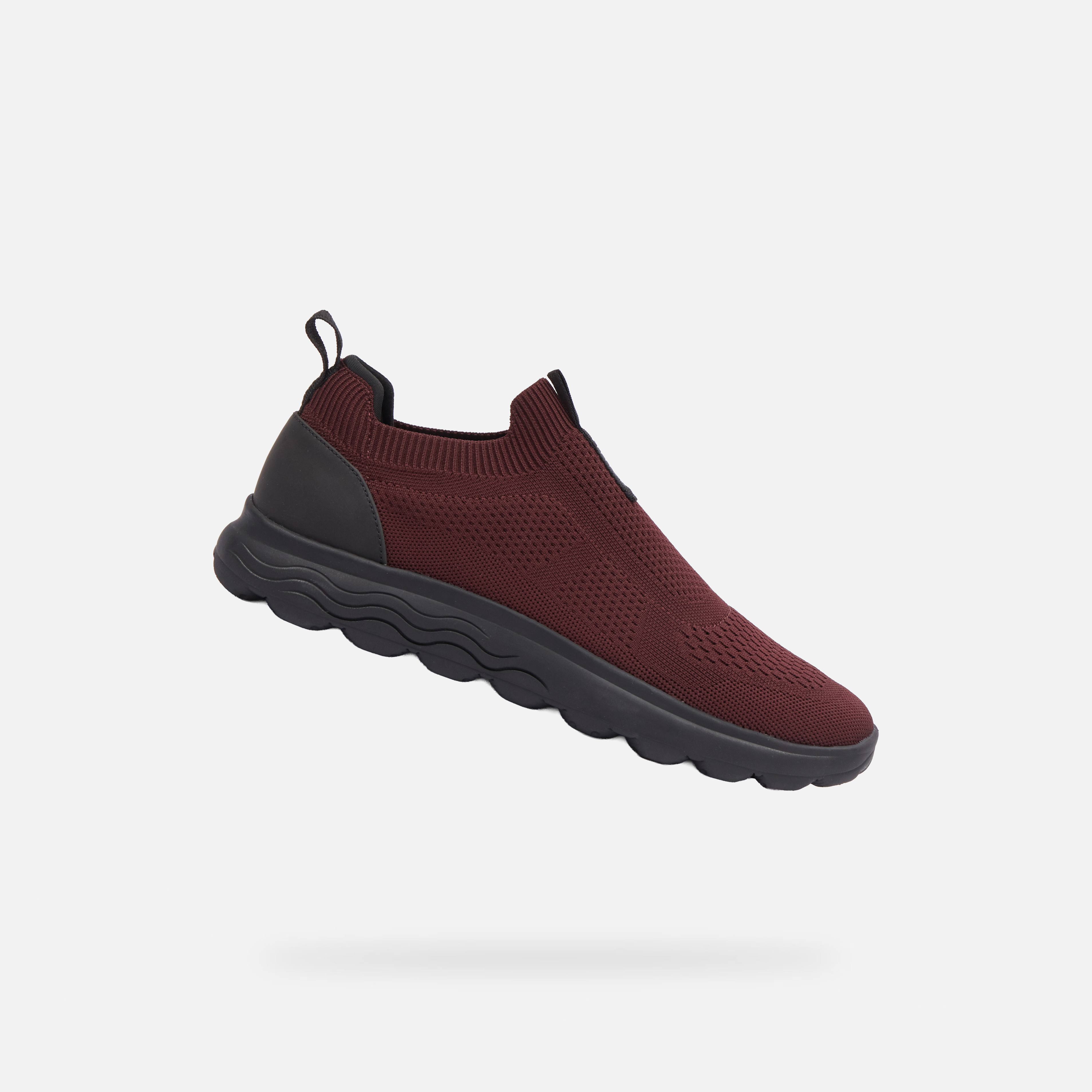 Burgundy mens sneakers Geox Spherica - Men
