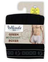 Bellinda GREEN ECOSMART BOXER - Men's Organic Cotton Boxer Shorts - Blue