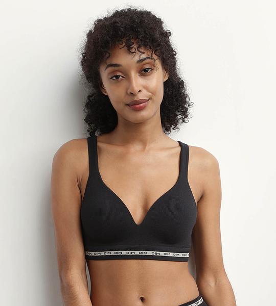 DIM ICONS PADDED SEAMLESS BRA - Women&#039;s Reinforced Bra - Black