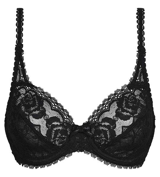 PLAYTEX FLOWER ELEGANCE RCS UNDERWIRE BRA - Women's lace underwire bra - black
