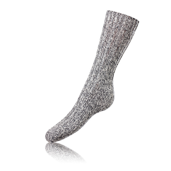 Bellinda NORWEGIAN STYLE SOCKS - Men&#039;s Norwegian Style Winter Socks - Grey
