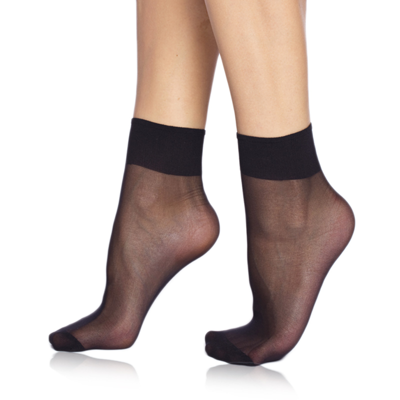 Levně Bellinda 
DIE PASST SOCKS 20 DEN - Women's tights matte socks - black