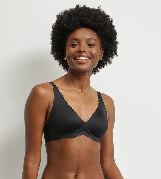 DIM TRIANGLE BODY TOUCH BRA BRA - Women's bra with underwire - black