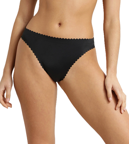 DIM BODY TOUCH DAILY STRING - Дамски безшевни бикини - Черни