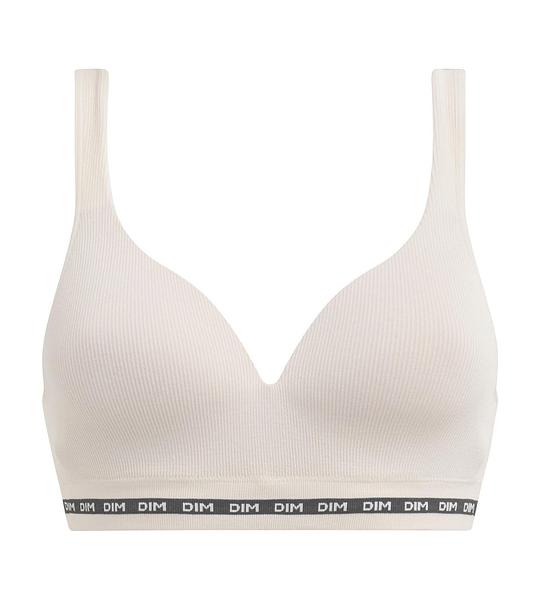 DIM ICONS PADDED SEAMLESS BRA - Women's Reinforced Bra - Cream