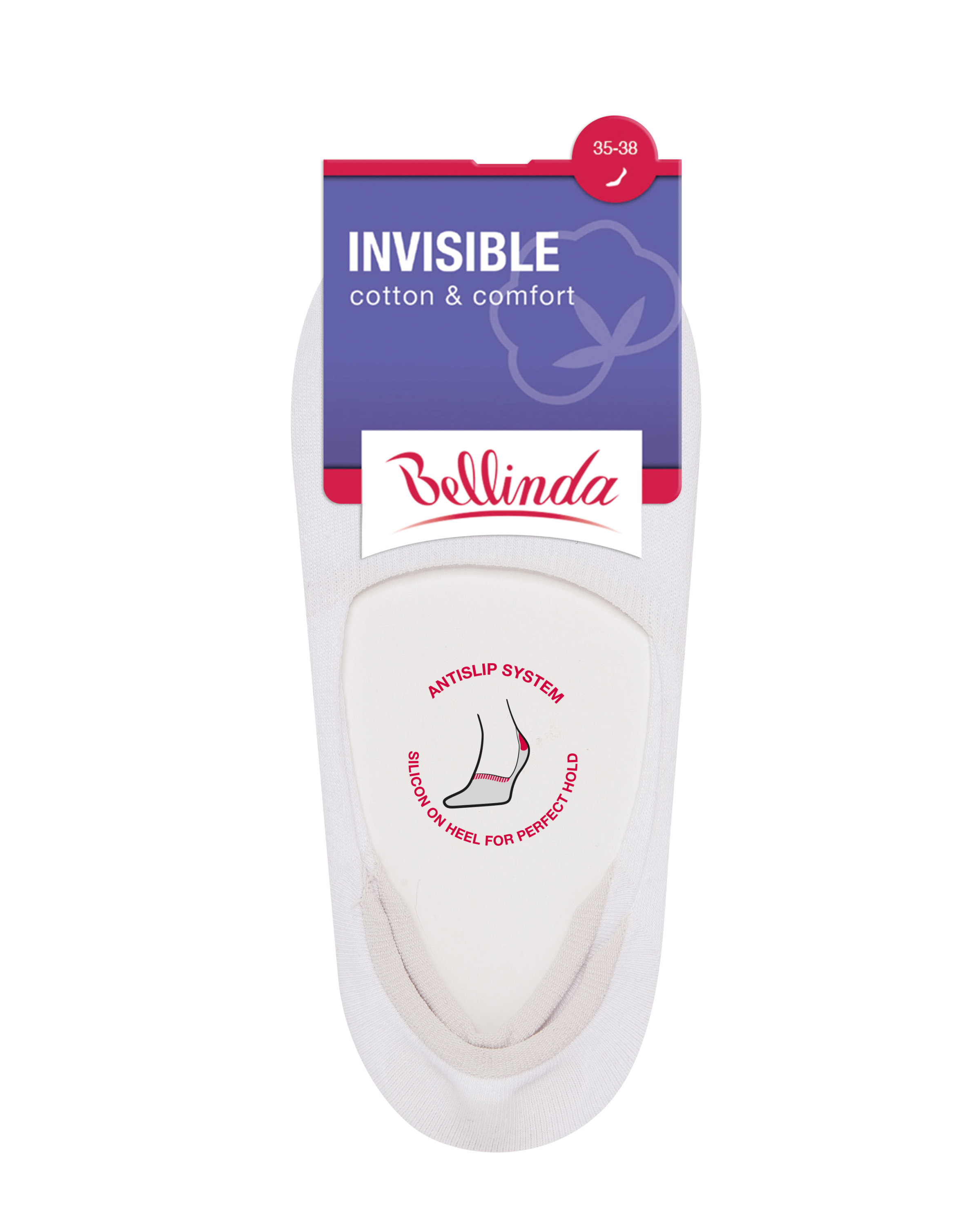 Bellinda INVISIBLE SOCKS - Invisible socks suitable for sneaker shoes - black