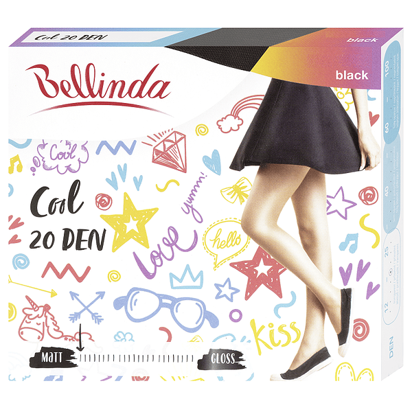 Bellinda COOL 20 DEN - Fashionable tights - black