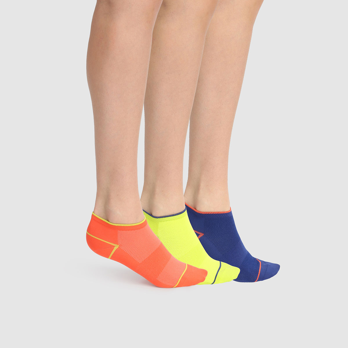 Levně 2PACK dámské ponožky DIM nízké vícebarevné (DI000AA5-8RG)