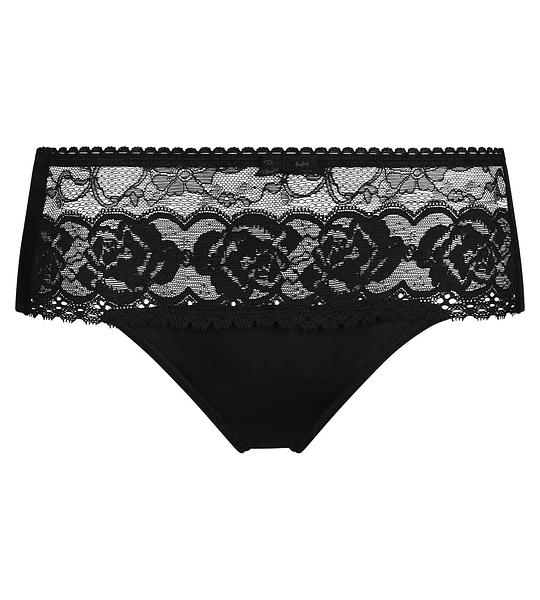 PLAYTEX FLOWER ELEGANCE RCS MIDI BRIEF - Women's lace panties - black
