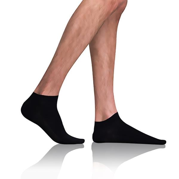 Bellinda 
BAMBOO AIR IN-SHOE SOCKS - Men's Short Bamboo Socks - Black