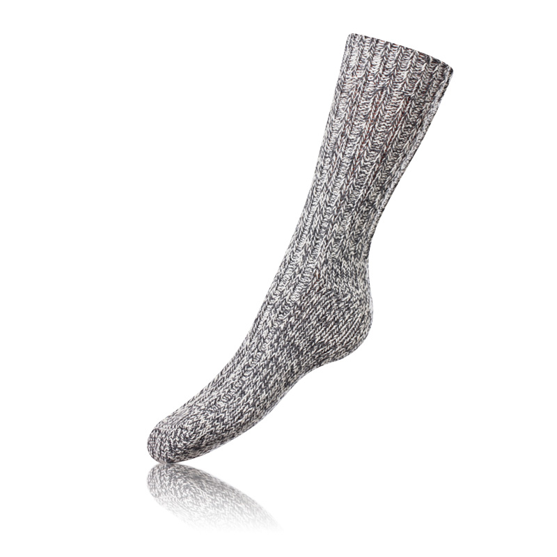 Levně Bellinda Ponožky NORWEGIAN STYLE SOCKS - Zimní unisex ponožky - šedá