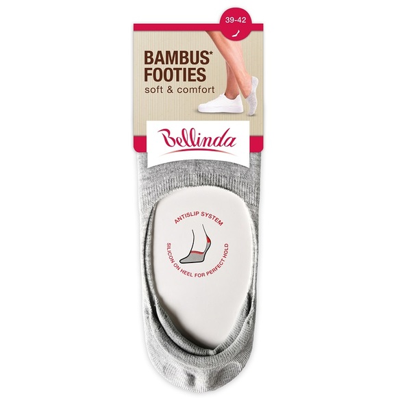 Bellinda 
BAMBUS FOOTIE SOCKS - Bambusové veľmi nízke dámske ponožky - čierna