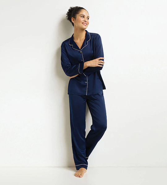 DIM PYJAMA SET - Womens pajama set - dark blue
