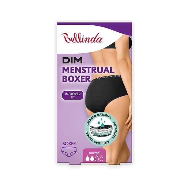 Bellinda MENSTRUAL BOXER NORMAL - Cotton Period Panties - Black