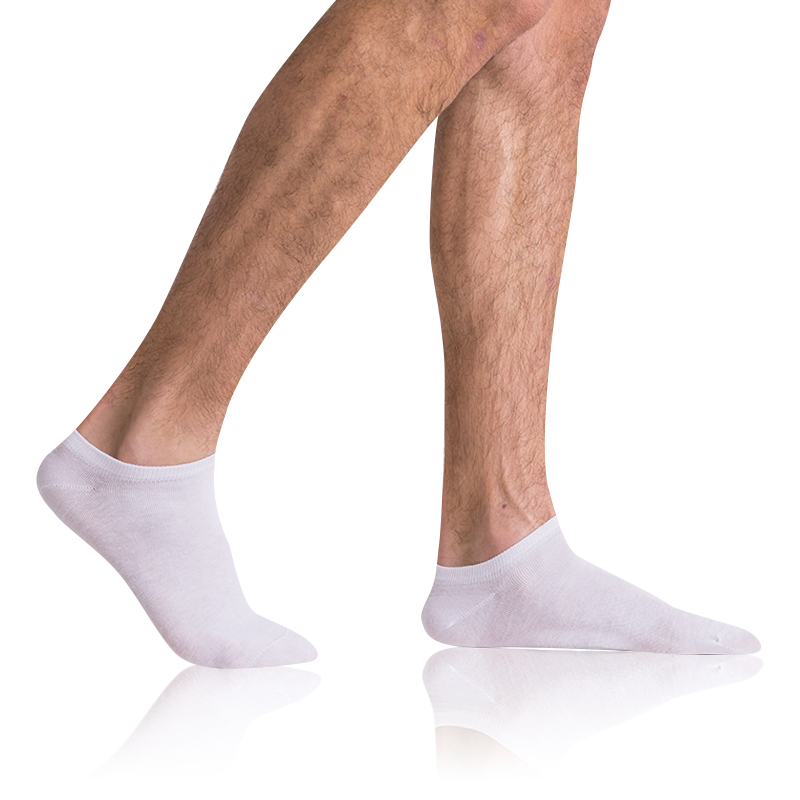 Levně Bellinda 
GREEN ECOSMART MEN IN-SHOE SOCKS - Men's eco ankle socks - white
