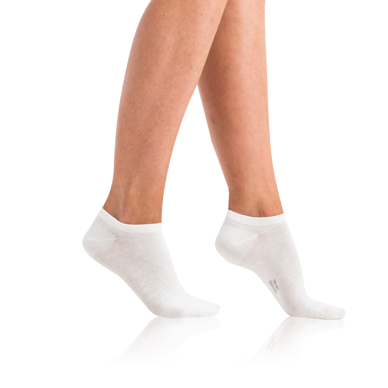 Levně Bellinda 
GREEN ECOSMART IN-SHOE SOCKS - Short socks made of organic cotton - white
