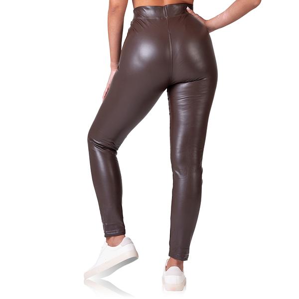 Bellinda
RELAX & GO LEATHEROPTIC LEGGINGS - Dámske legíny koženého vzhľadu - tmavo hnedá