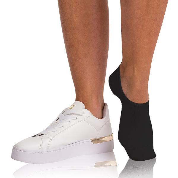 Bellinda BAMBOO FOOTIES SOCKS - Bamboo Extra Low Women&#039;s Socks - Black