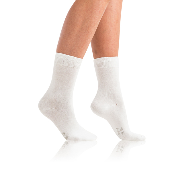 Μπελλίντα CLASSIC SOCKS 2x - Γυναικείες βαμβακερές κάλτσες 2 ζευγάρια - λευκό