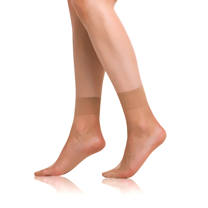 Levně Bellinda 
DIE PASST SOCKS 20 DEN - Women's tights matte socks - almond