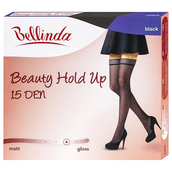 Bellinda BEAUTY HOLD UP 15 DEN - Self-Supporting Stockings - Black