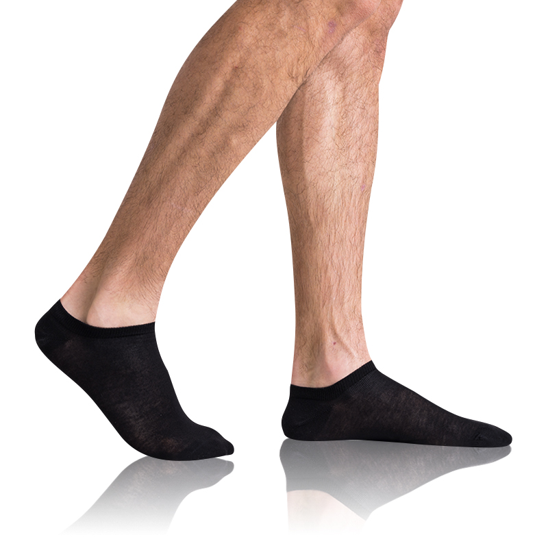 Levně Bellinda 
GREEN ECOSMART MEN IN-SHOE SOCKS - Men's eco ankle socks - black