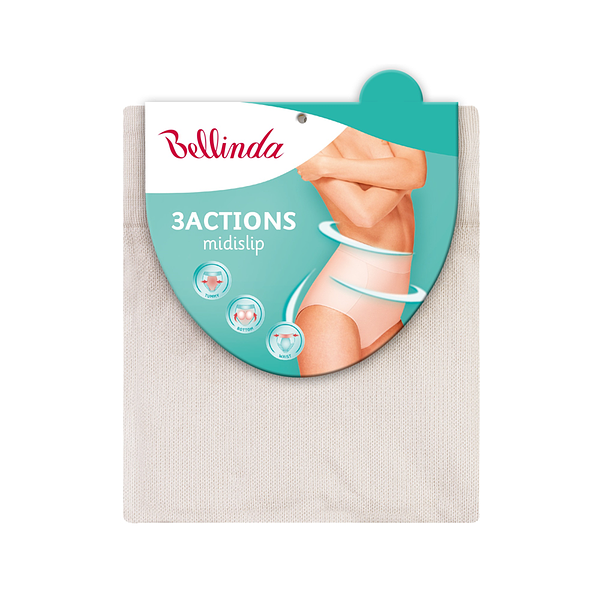 Bellinda 3ACTIONS MIDISLIP - Shaping Women&#039;s Panties - Nude