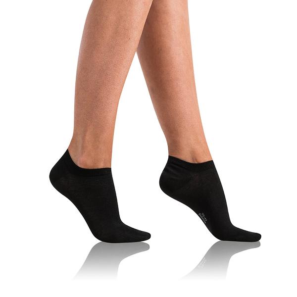 Bellinda 
GREEN ECOSMART IN-SHOE SOCKS - Organic cotton short socks - black