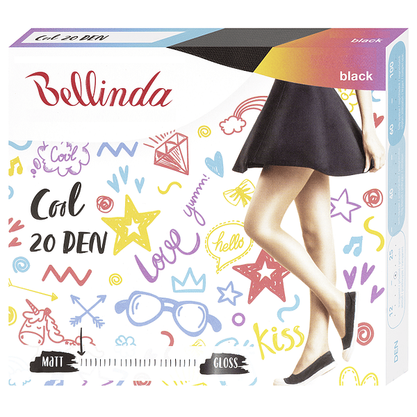 Bellinda COOL 20 DEN - Fashionable tights - black