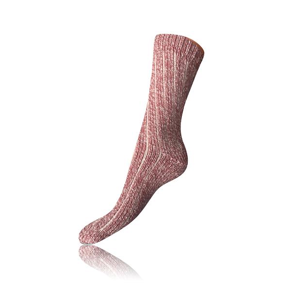 Fialové dámské ponožky Bellinda SUPER SOFT SOCKS