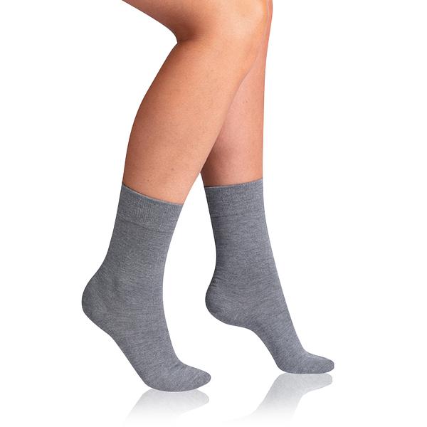Bellinda BAMBOO LADIES COMFORT SOCKS - Šedé ponožky