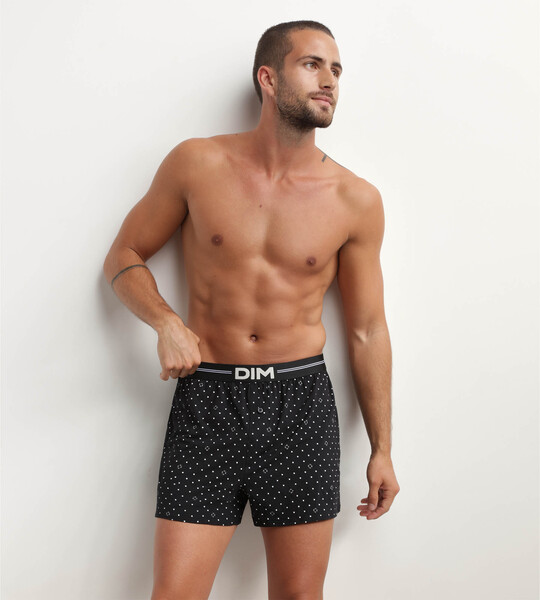 DIM ICONS LOOSE BOXER - Men's Free Boxer Briefs - Black