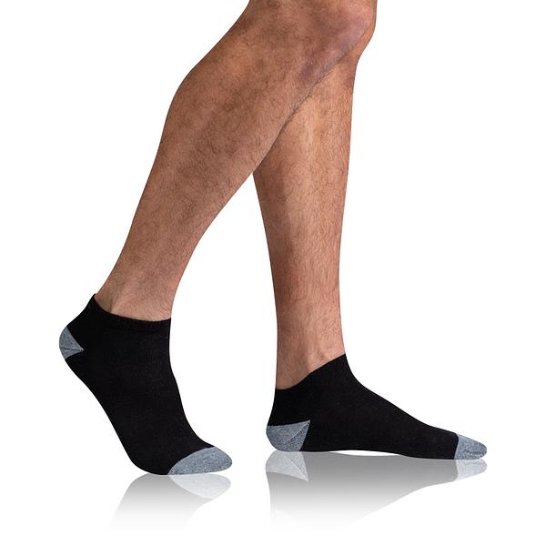 Bellinda pánské nízké ponožky 3x černé