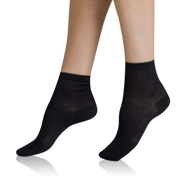 Bellinda 
AIRY ANKLE SOCKS - Dámske členkové ponožky - čierna