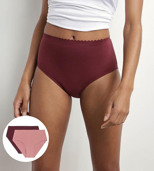 Lenjerie intima pentru femei DIM - bordo, roz