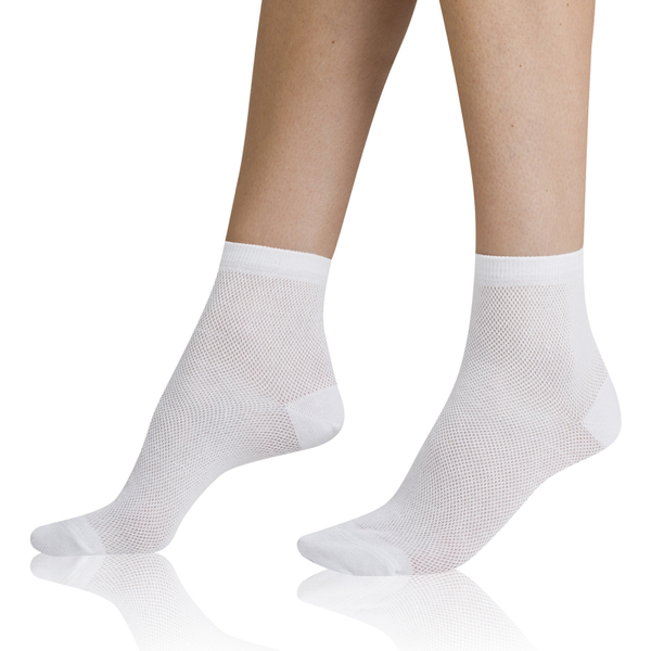 Levně Bellinda 
AIRY ANKLE SOCKS - Women's ankle socks - white