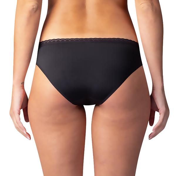Bellinda DAILY MICRO SLIP - Women's panties with lace - black