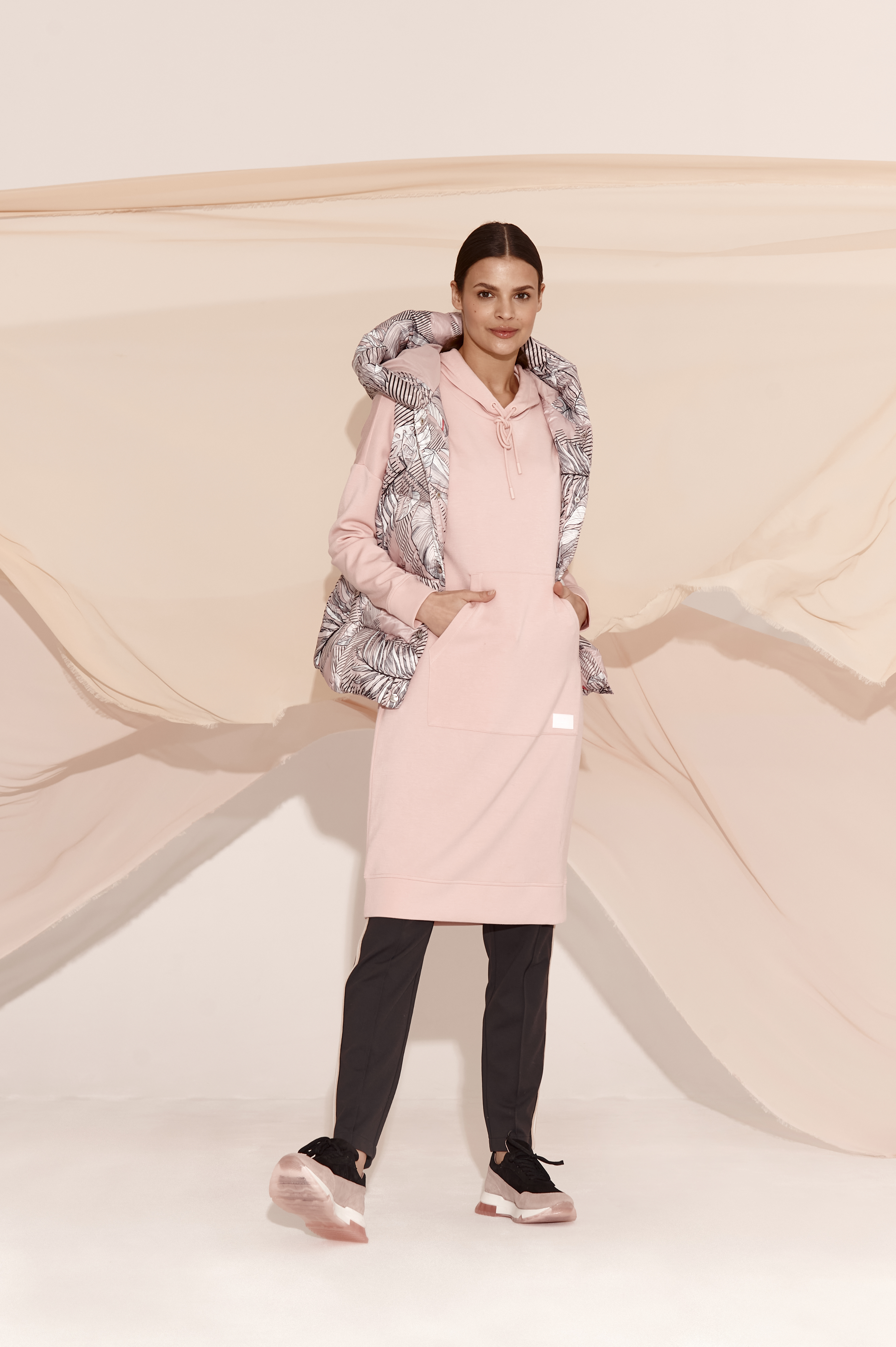 Rochie tatuum din tricot pentru dama CUKINO