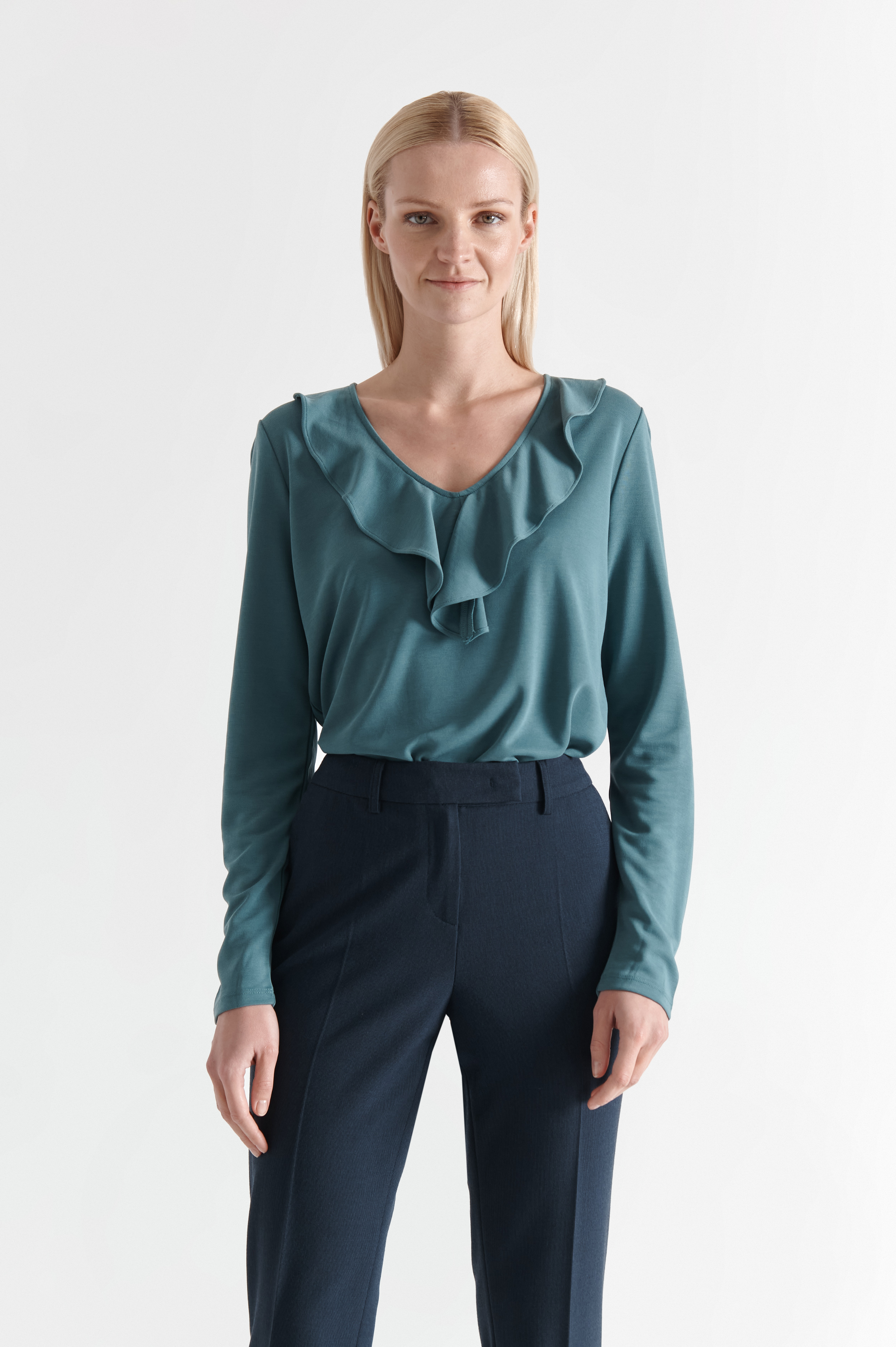 Tatuum Ladies' Knitted Blouse -x RUFLA