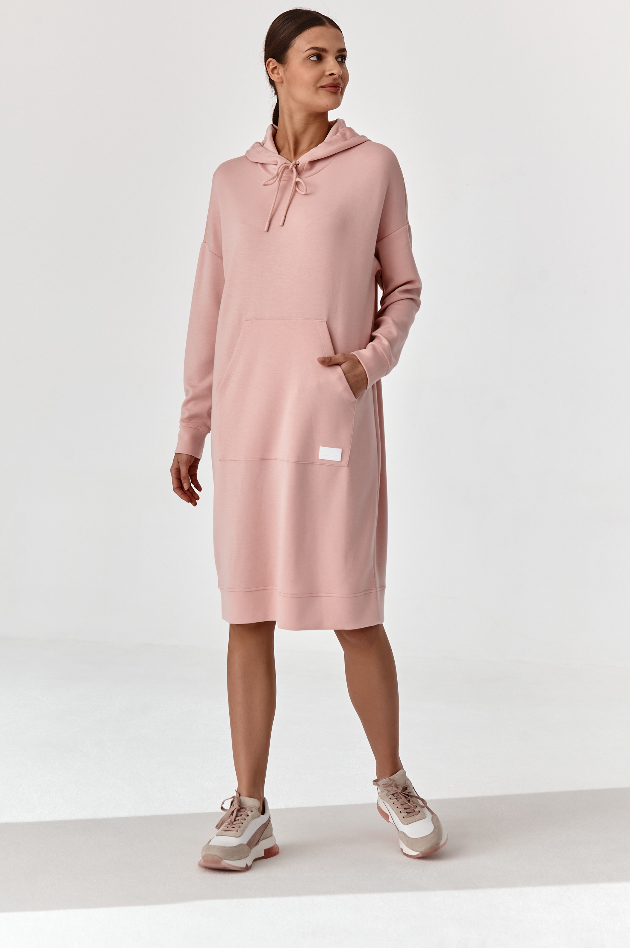 Rochie tatuum din tricot pentru dama CUKINO