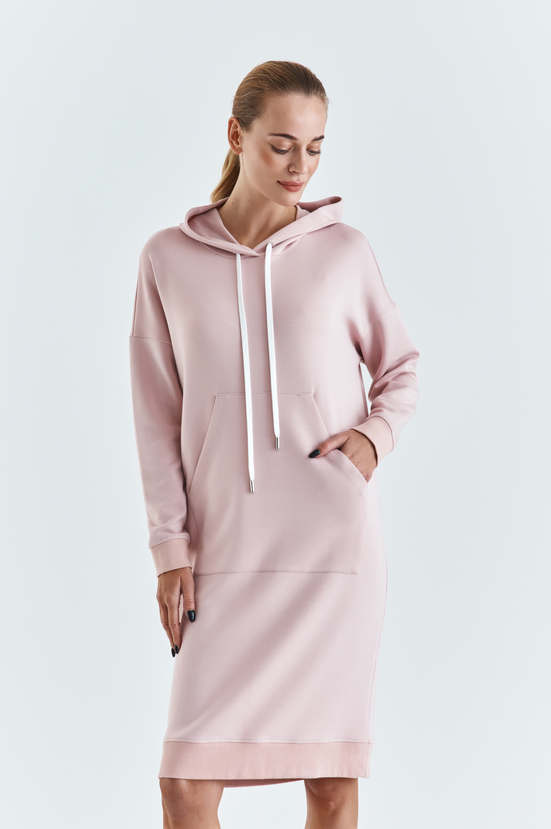 Rochie tatuum din tricot pentru dama CUKINO