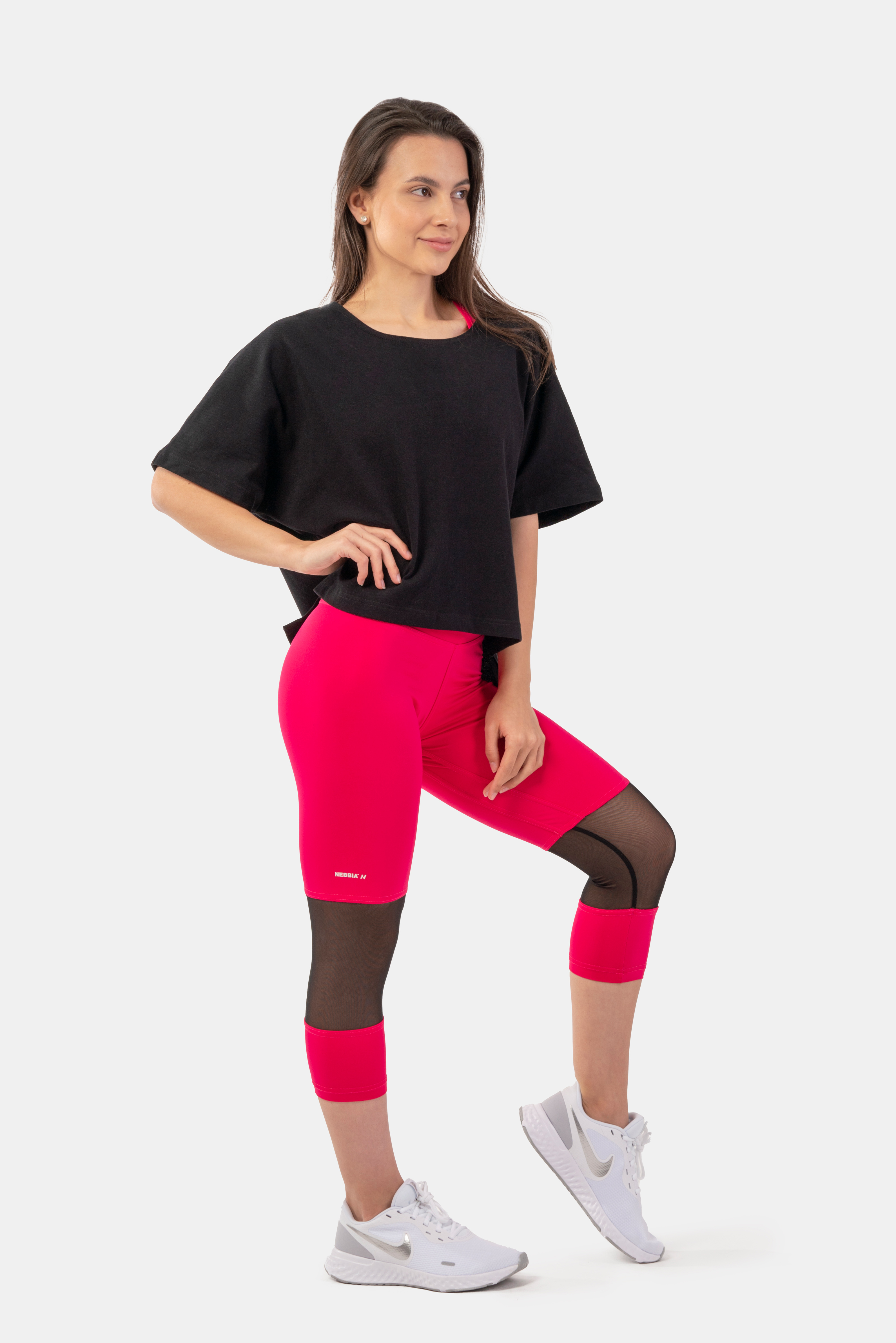 NEBBIA 3/4 high-waisted sports leggings