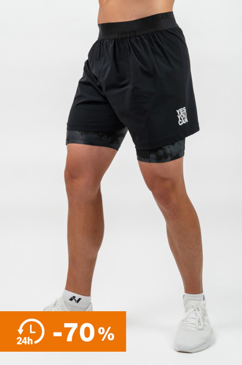 NEBBIA Compression Shorts 2in1 With Mobile Pocket PERFORMANCE